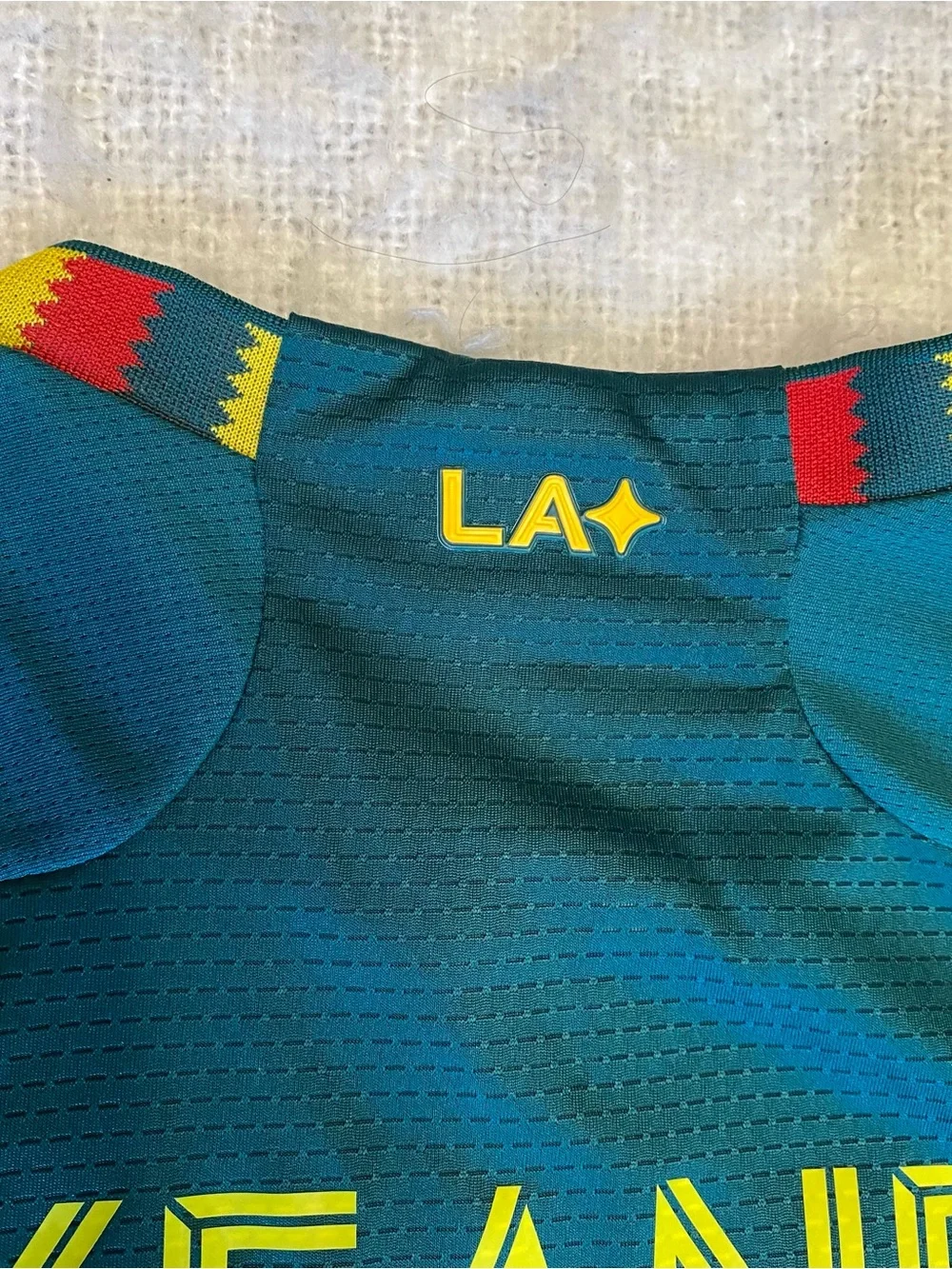 Adidas MLS LA Galaxy 2023/24 Authentic Away Green Match Jersey Size L Keane #7